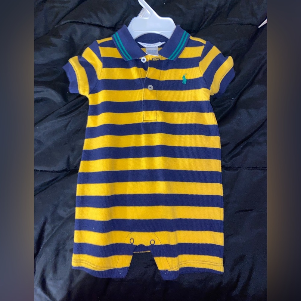baby boy ralph lauren polo romper